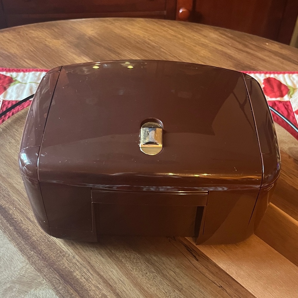 Last chance - 1980s Vintage Foldable Brown "The Jewel Kit" Box